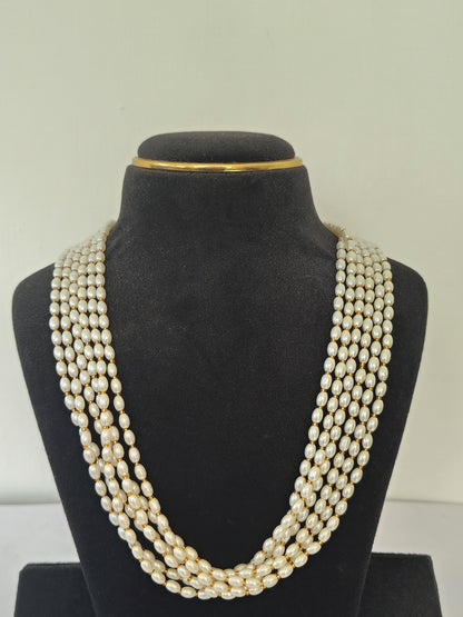 Multi-Strand Seed Pearl Mala
