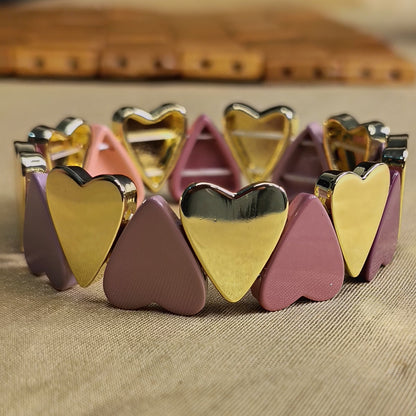 Baby & Golden Heart Bracelet