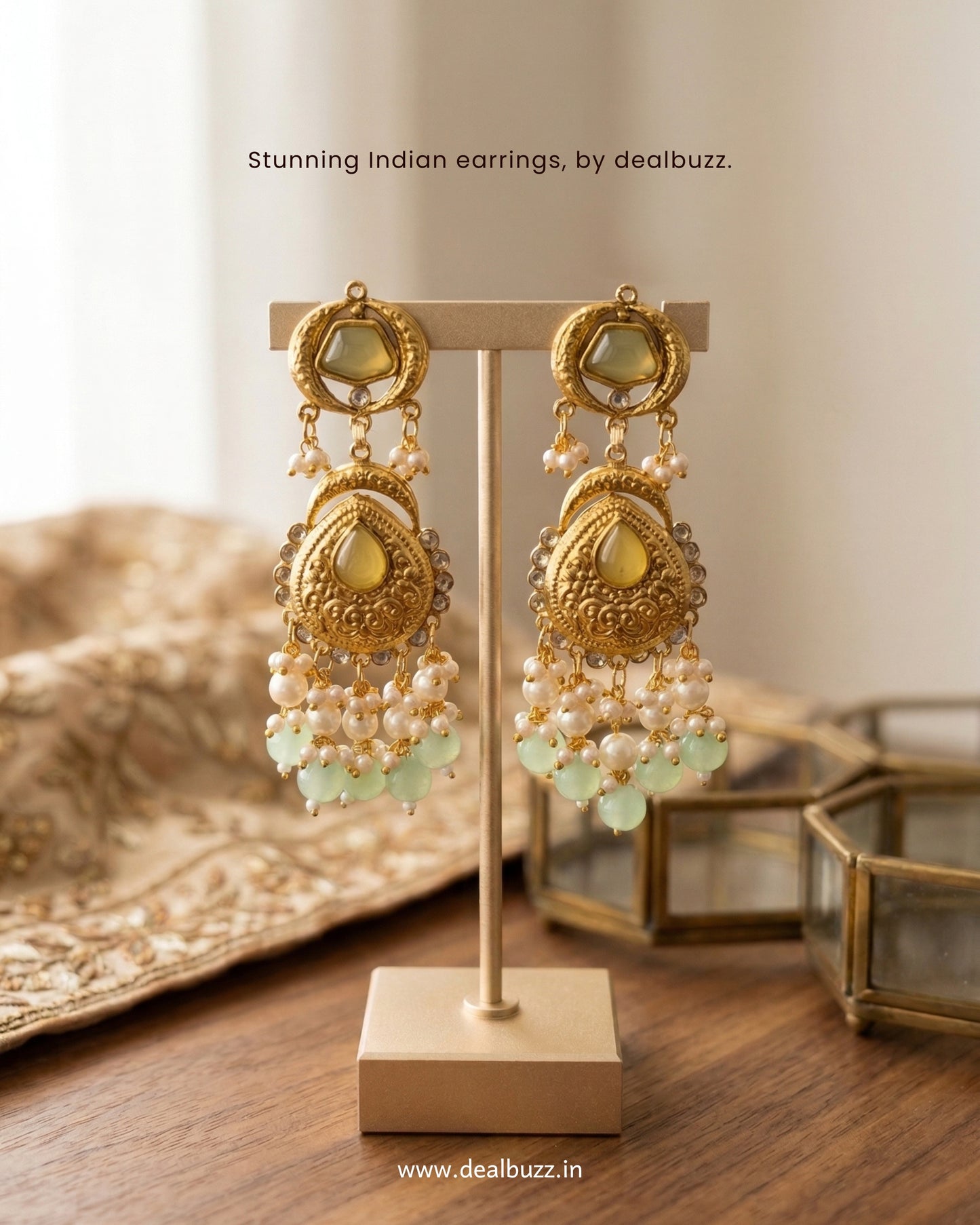 Royal Mint Golden Set With Earrings