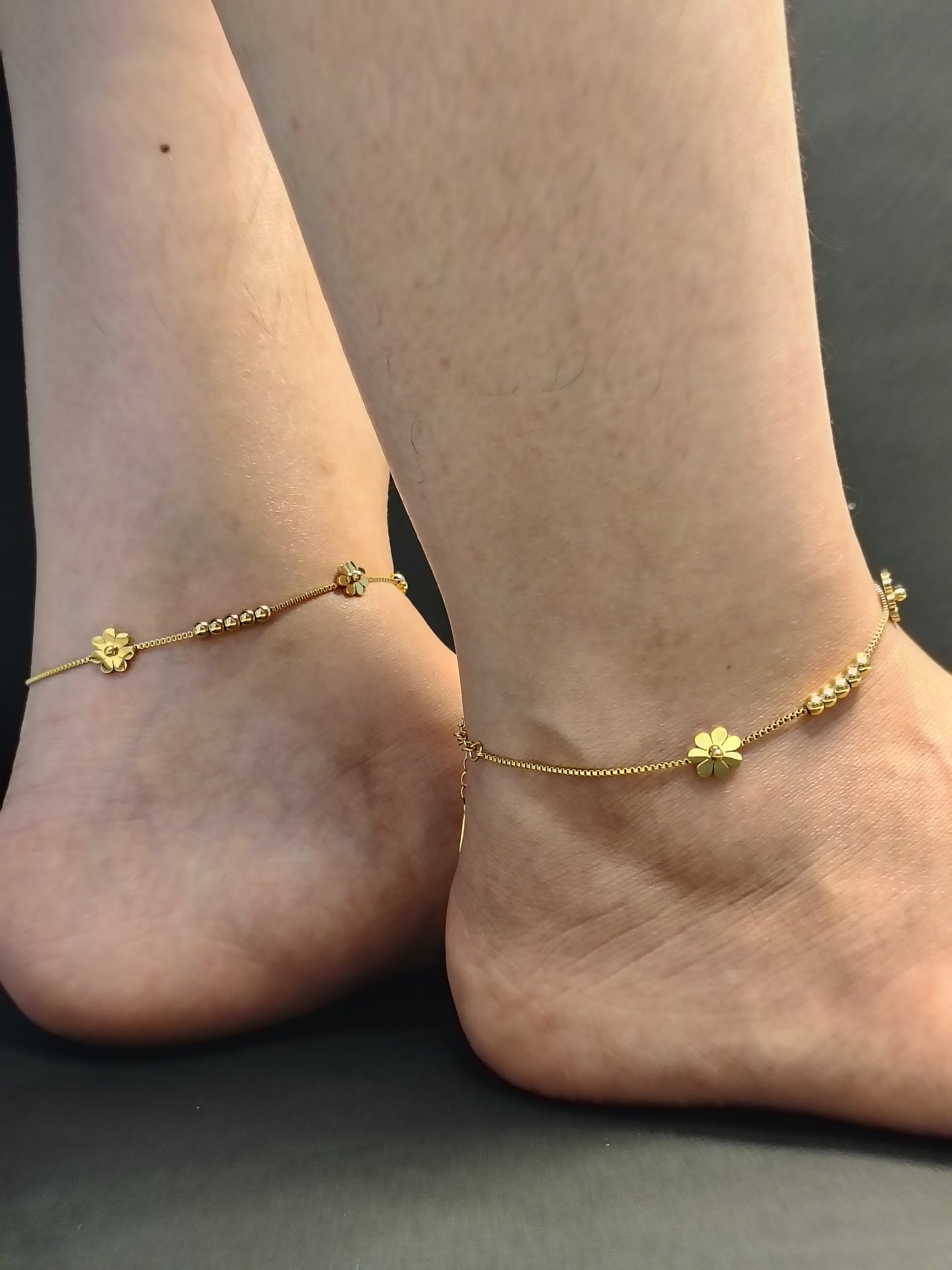 Floral Beads Anklets