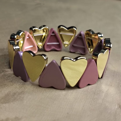 Baby & Golden Heart Bracelet