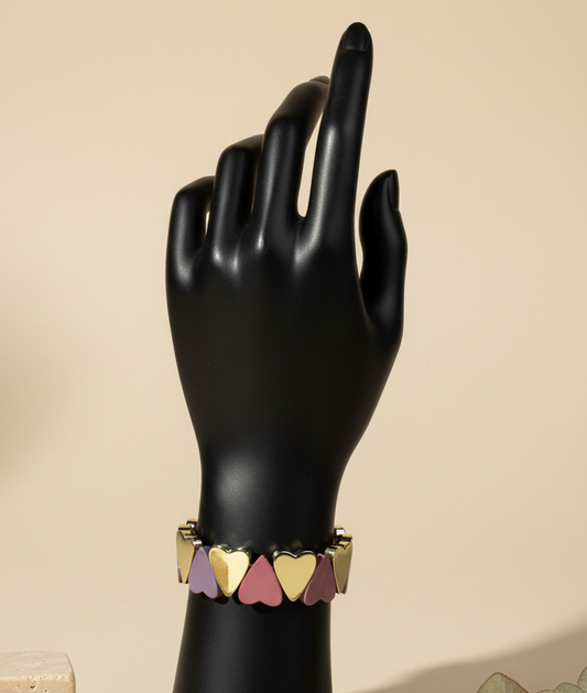 Baby & Golden Heart Bracelet