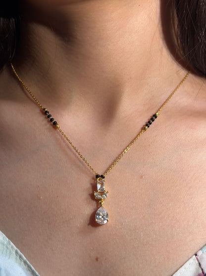 Crystal Drop Mangalsutra