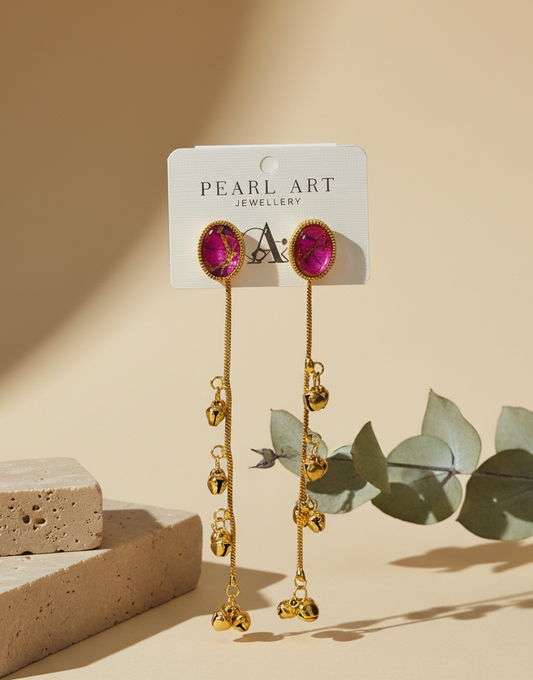 Kashmiri Round Shape Earrings