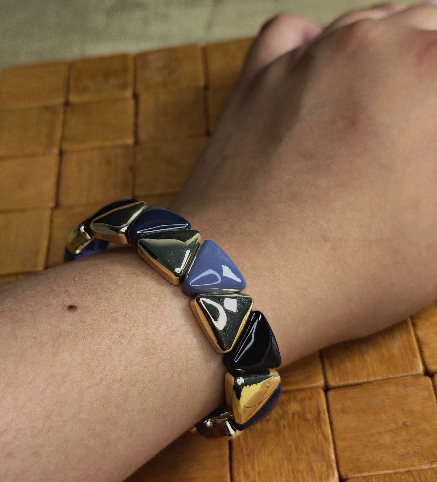 Gray & Golden Bracelet