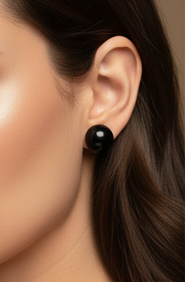 Black Pearl Earrings