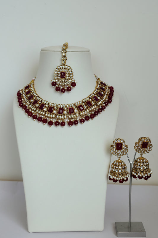 Premium Quality Heavy Necklace With Detailed Work