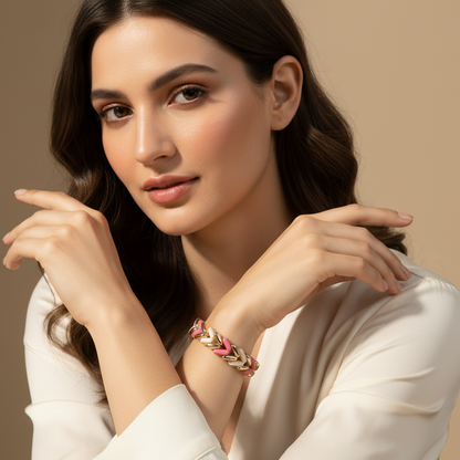Pink Colour Bracelet