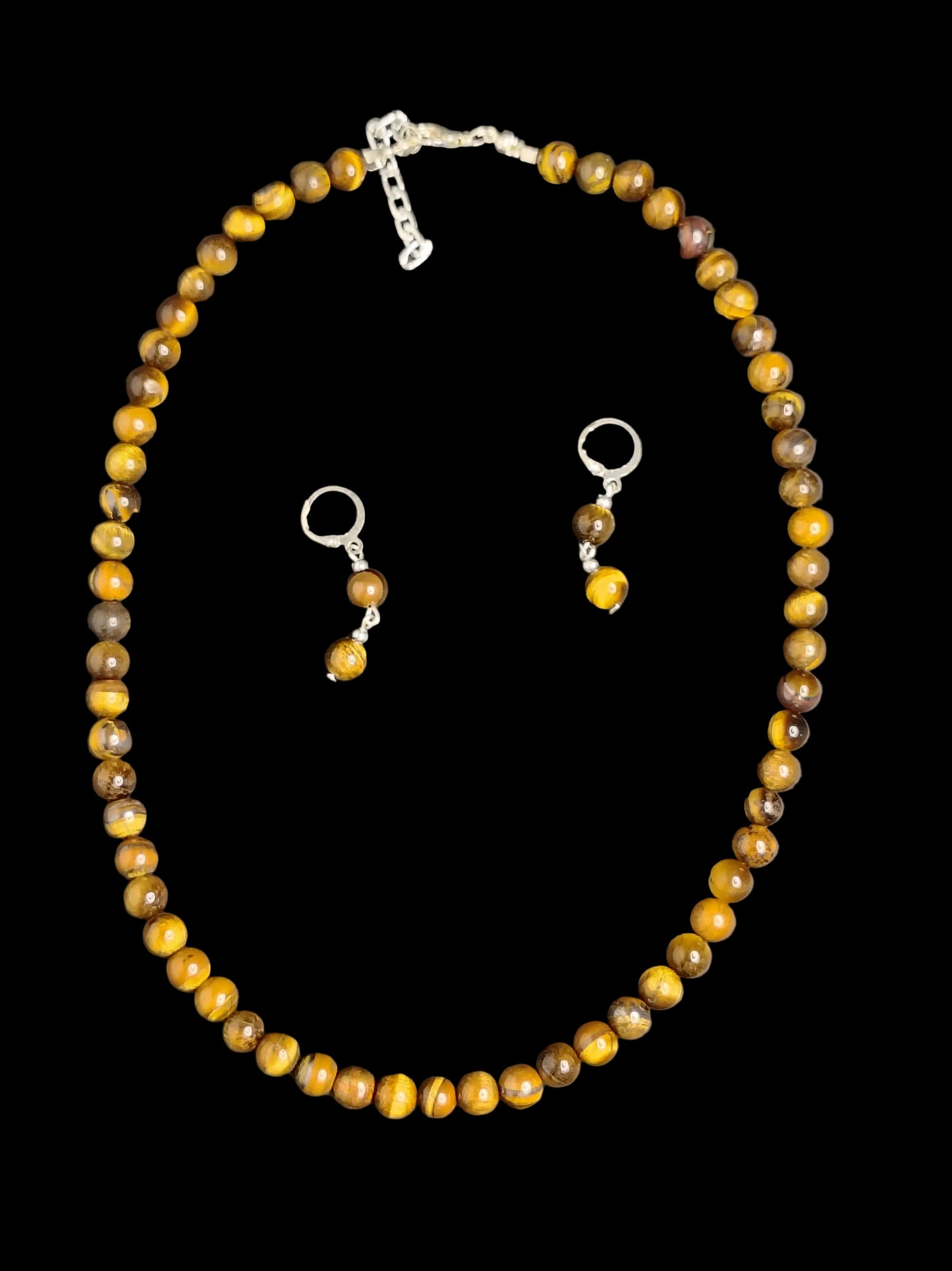 Brown Pearl With Matching Earrings
