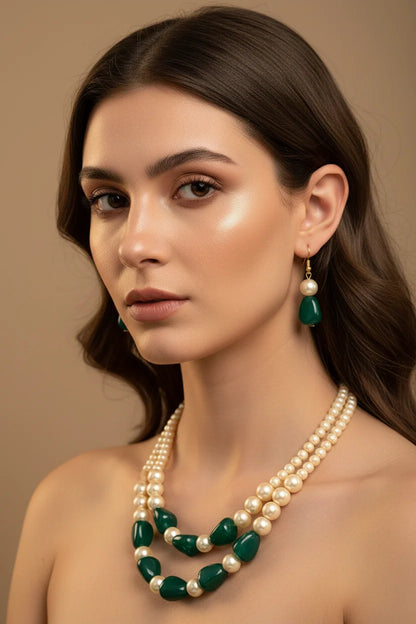 4 Pearl Necklaces Combo In Rs 1199 - BestSeller DB00682