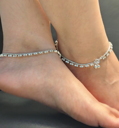 Silver Anklets
