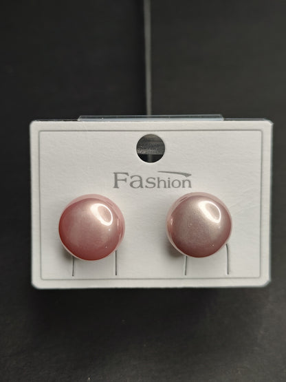 Pink Pearl Earrings