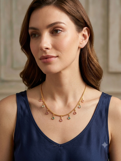 Tiny Circle Necklace
