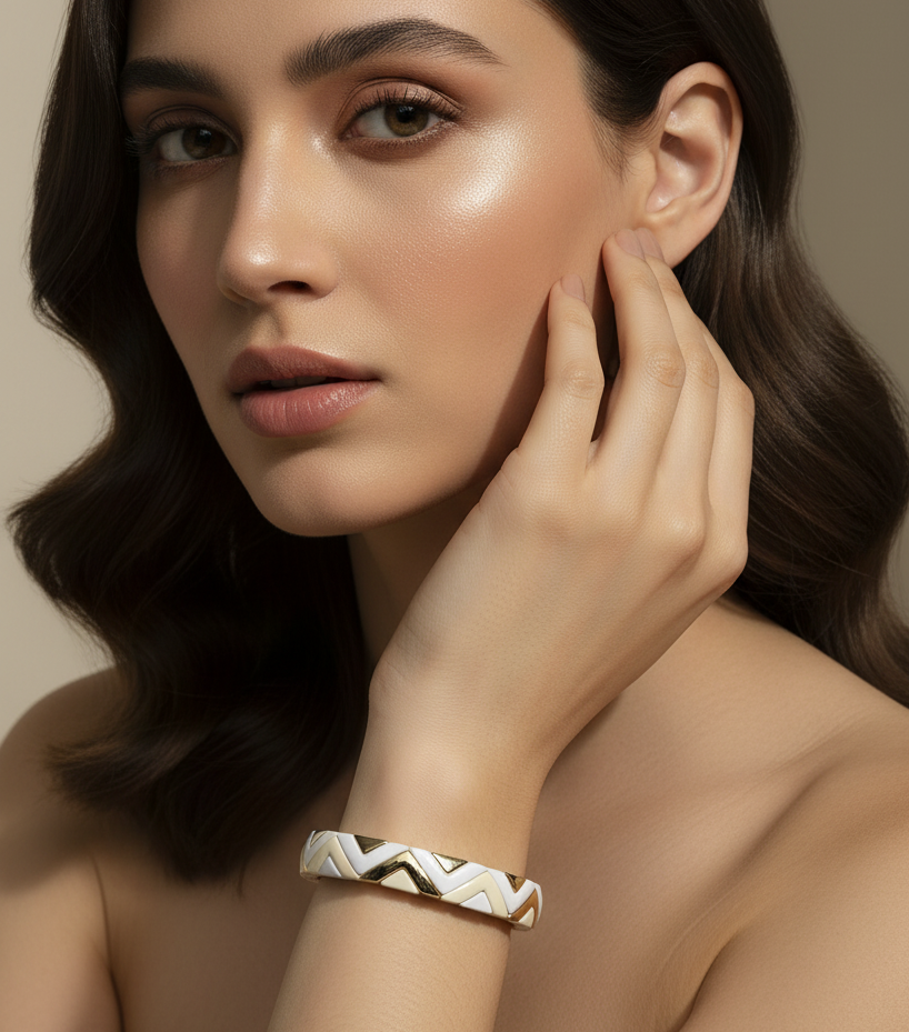 White & Golden Bracelet