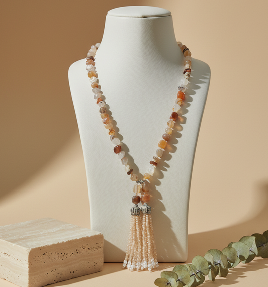 Multi colour Stone Statement Necklace