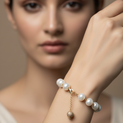 White Pearl Bracelet