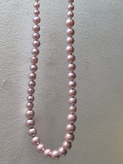 Light Lavender Beads Necklace Set