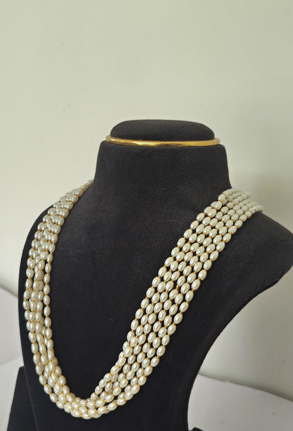 Multi-Strand Seed Pearl Mala